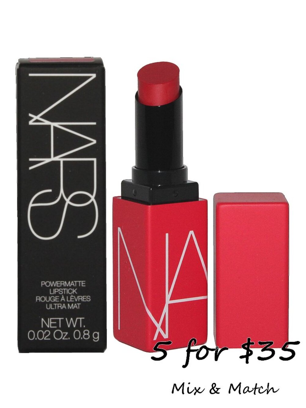 Nars PowerMatte Long-Lasting Lipstick #132 Dragon Girl Travel Size 0.02 oz